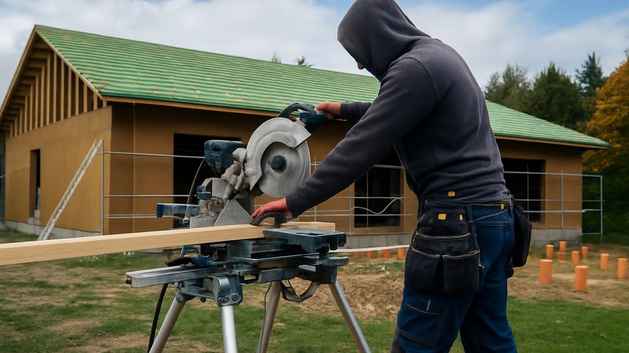 Karkasinis namas.Peršokom prie sienų uždarymo su steico👌