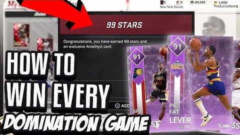 HOW TO WIN EVERY SINGLE DOMINATION GAME IN NBA 2K18! 5 TIPS TO HELP YOU WIN EVERY GAME