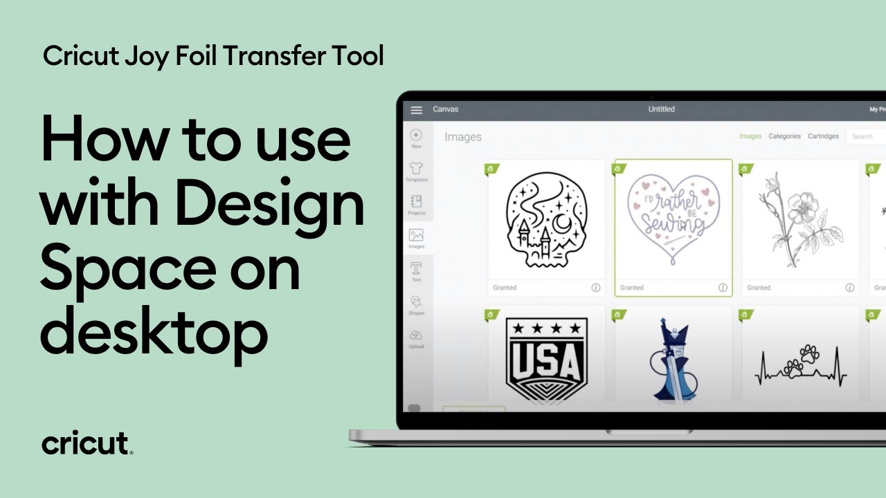 CRICUT JOY FOIL TRANSFER with CRICUT JOY iOS APP 