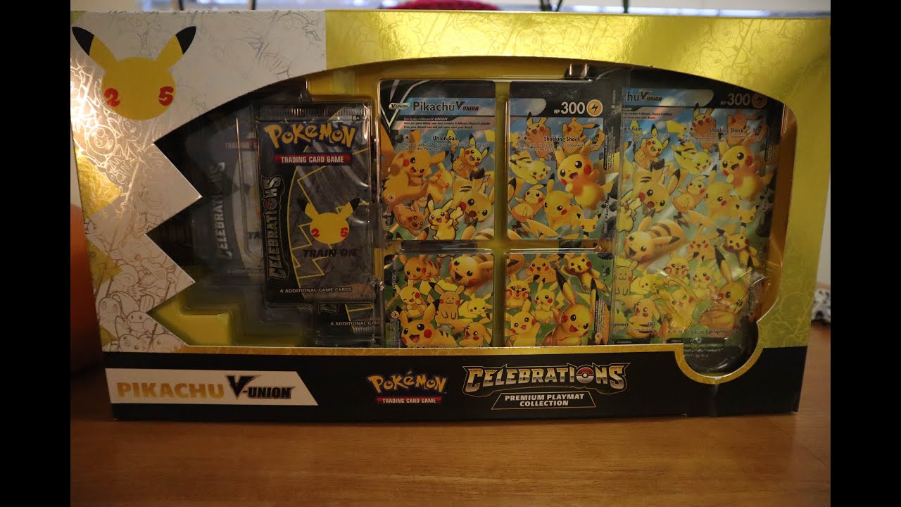 Pokémon Celebrations Premium Playmat Collection Box Sick Full Art