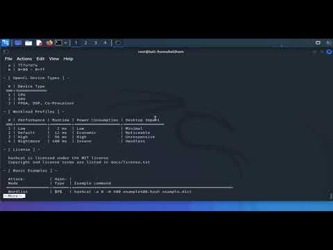 [Kali] hashcat 사용법