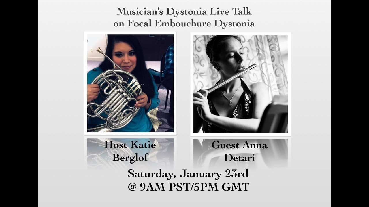Musicians Dystonia Live Talk with Anna Détári (Flute) on Focal