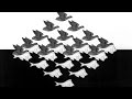 Mc escher sky and water 1  animation and cartoons