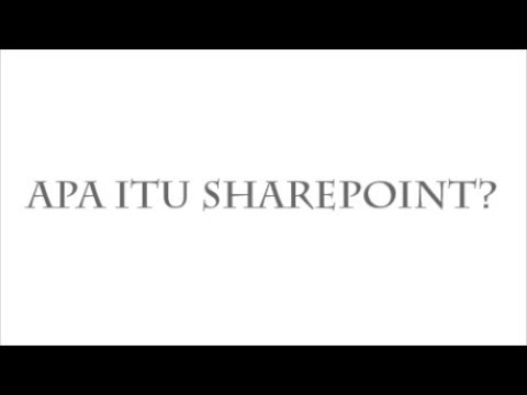 Apa Itu Sharepoint?!