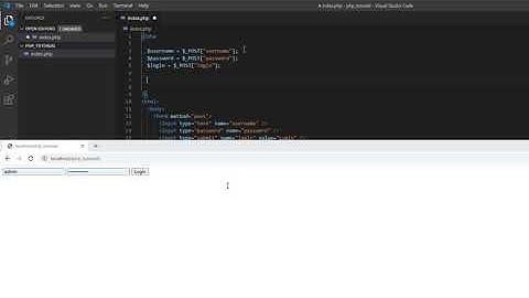 PHP TAGALOG TUTORIAL - Simple Login Form and shortened if else