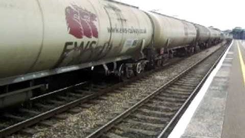 DB Schenker Class 60 Number 60066 Passing Didcot Parkway On A Oil Tank Working With A 2 Tone