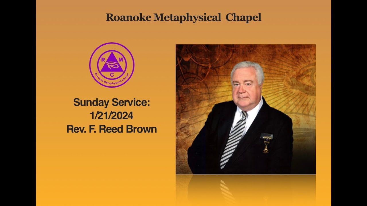 RMC Sunday Service | January 21st 2024 | Rev. F. Reed Brown