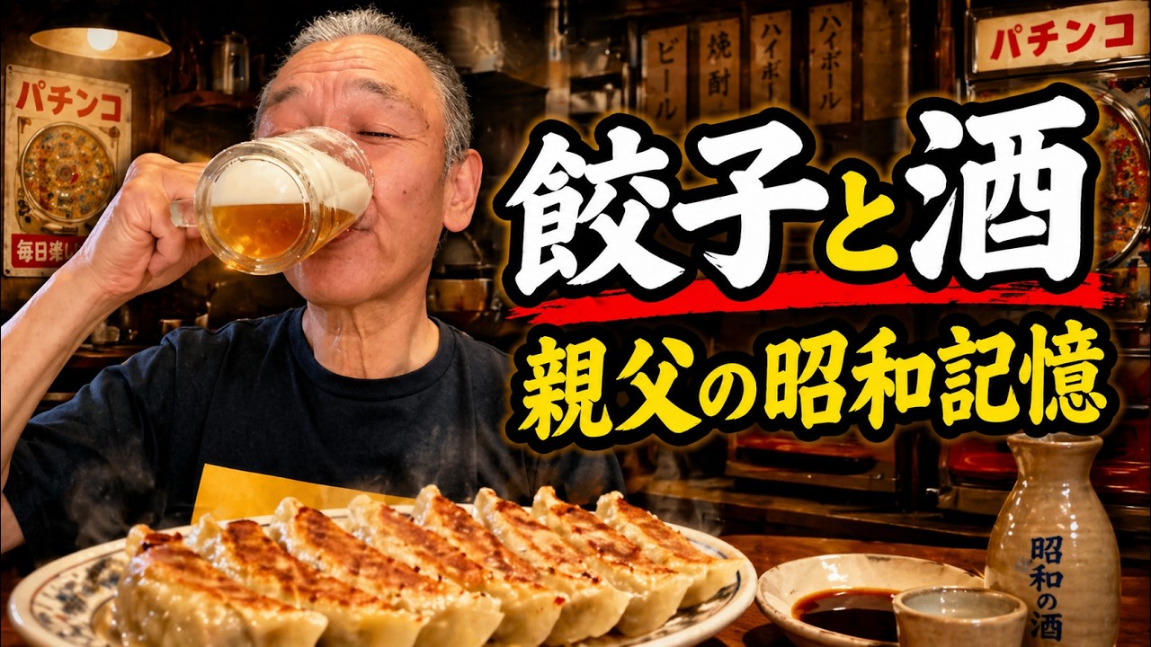 餃子と酒がうますぎる夜…親父と通った昭和パチンコ屋の記憶