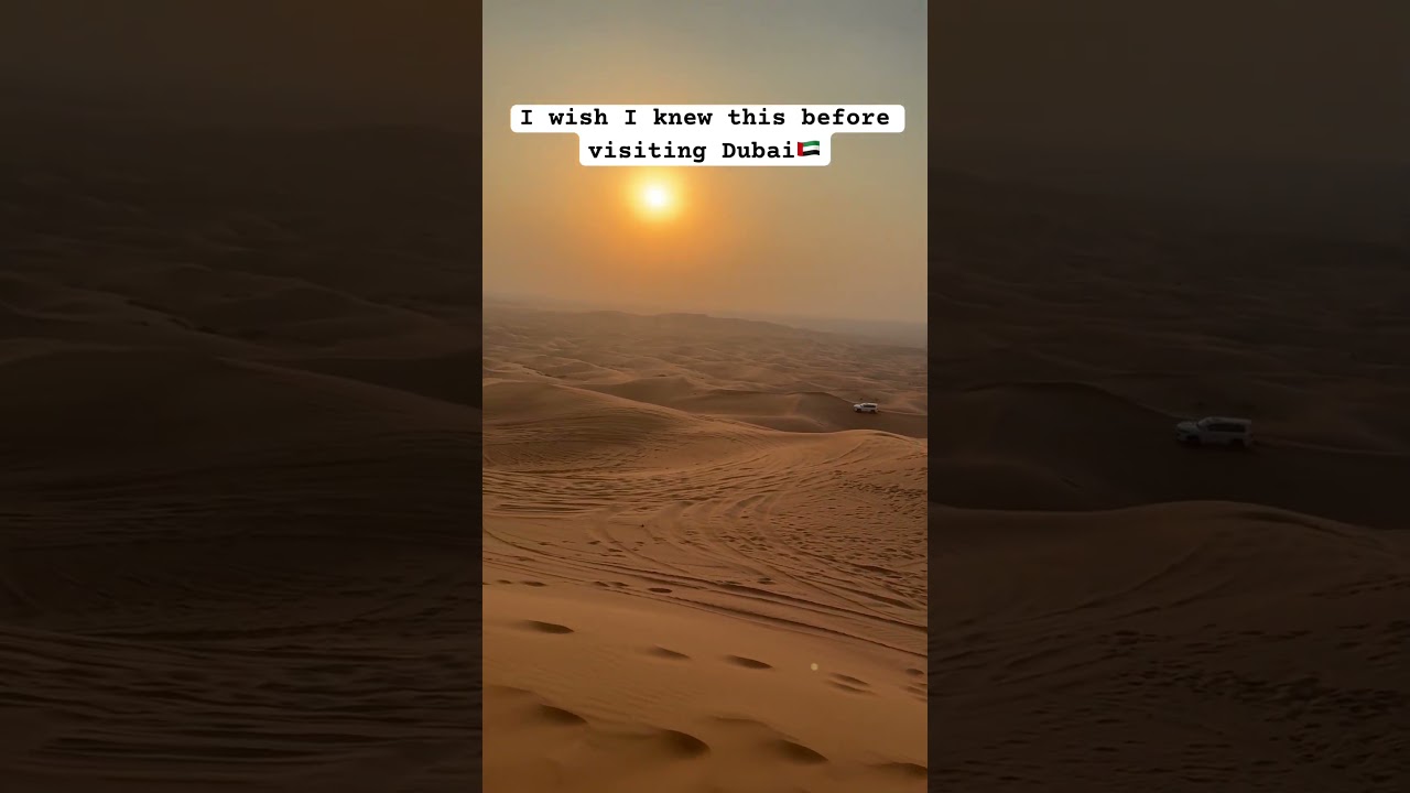 Dubai Travel Hacks - click here for description 