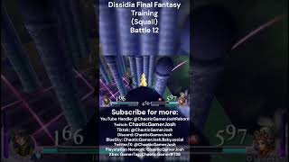 Dissidia Final Fantasy Battle Replays - Training (Squall) Battle 12