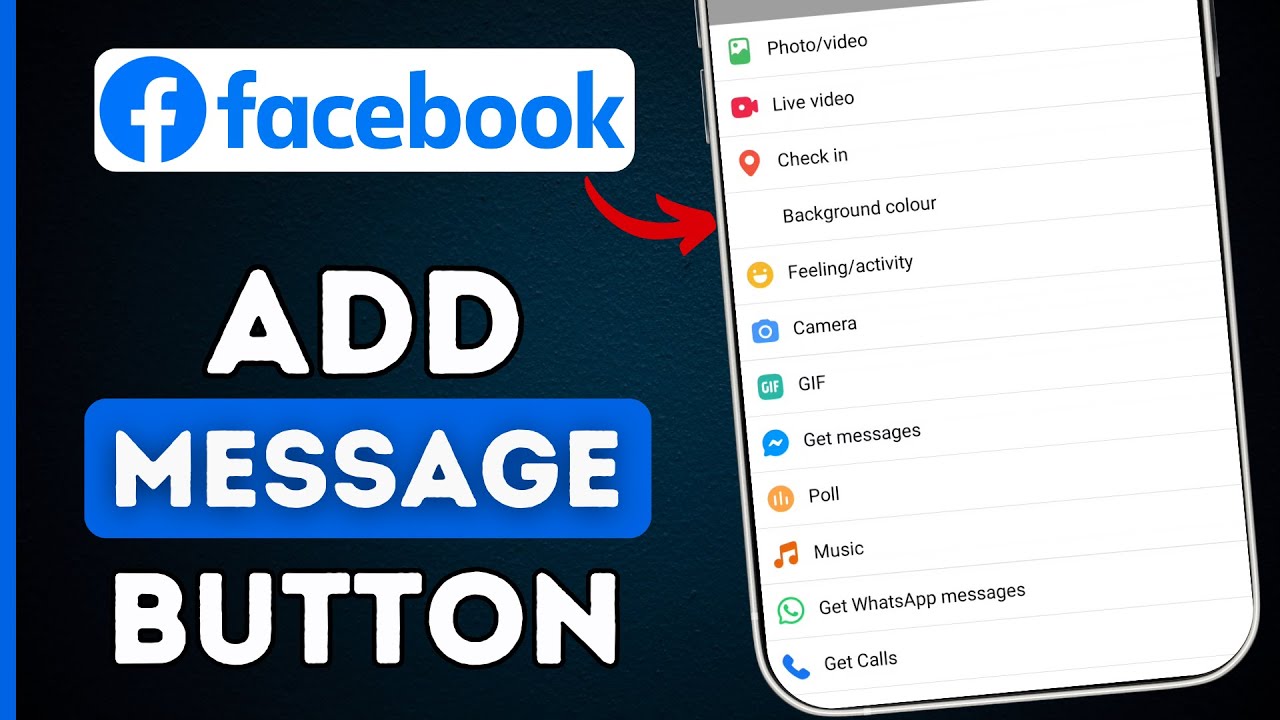 Custom Button Sendmessage How to Add Send Message Button on Facebook Page Post (2025) - YouTube