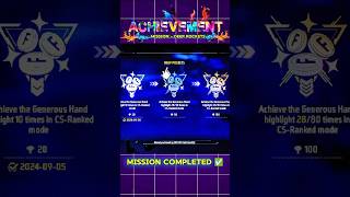 Deep Pockets [ACHIEVEMENT] mission complete ✅||Garena Free Fire #freefire #shorts #ankitofficial #ff screenshot 1