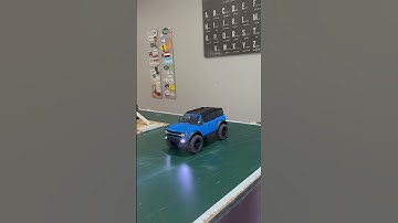 TRX4m VS. SCX24 Epic Fight!! #shorts #traxxas #rccar