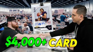 I Bought a HUGE CJ Stroud Rookie Auto At a Card Show 🤯 *$4,000+*