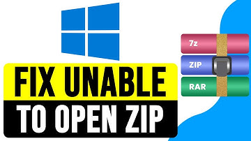 FIX: UNABLE to OPEN ZIP FILES in WINDOWS 10 (2025) | Unzip Operation Cancelled