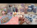 studio vlog 013 🍧 unboxing face masks &amp; sticky notes, packing orders asmr, &amp; aesthetic haul