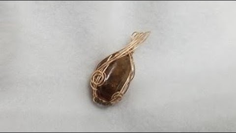 How To Wrap an Odd Shape Stone | Wire Wrapping | Full Tutorial | No Music