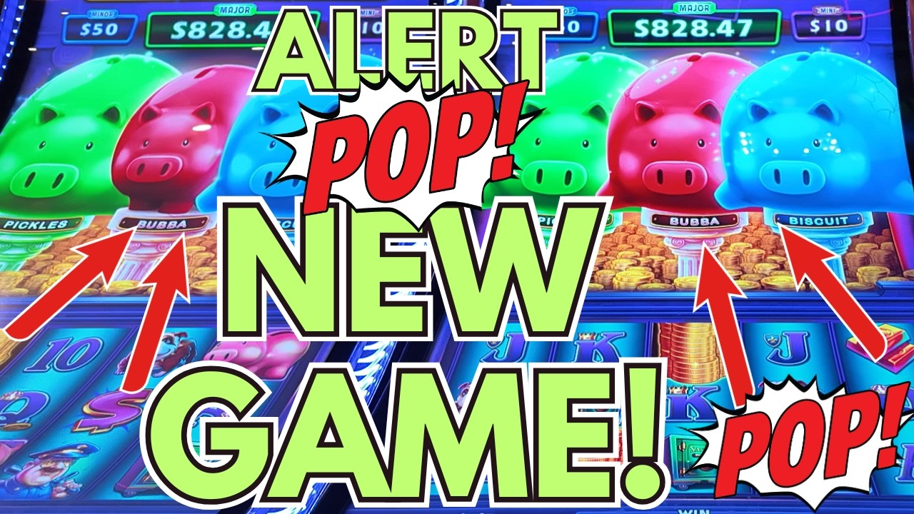 ALERT!! New Game! Piggies #slotsmachine  #slots #casinoslots