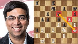 Anand Wins Tal's Memorial 2018. | Brilliant Game in the Style of Tal Himself screenshot 4