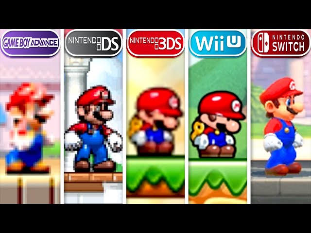 Mario vs. Donkey Kong Switch vs. GBA graphics comparison