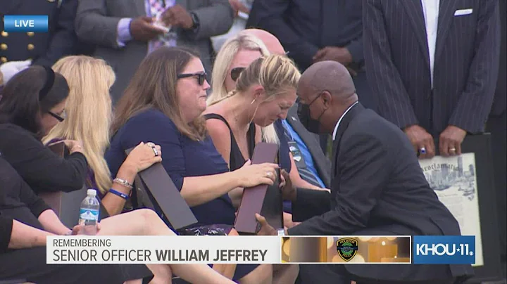 Honorary flag for HPD officer William 'Bill' Jeffr...