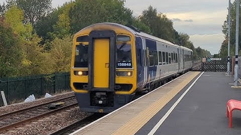 Northern Class 158 - 158848 passing Micklefield on 2T92 LDS to YRK (29/09/25)