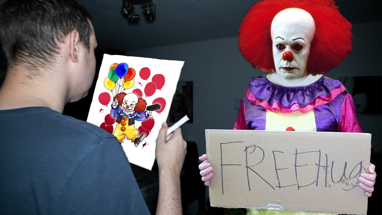 TEKEN NOOIT PENNYWISE NA OM 3 UUR 'S NACHTS..! *Hij KOMT TOT LEVEN & IN MIJN HUIS!*