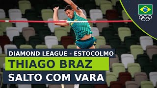 Diamond League 2023 - Thiago Braz é 6º lugar no salto com vara na etapa de Estocolmo (Suécia)