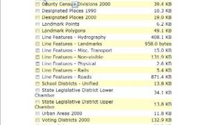 Obtaining TIGER Data from ESRI