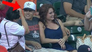 MLB Crazy Kiss Cam Moments