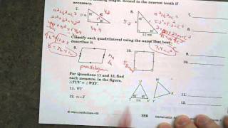 Chapter Review Form 2C #9-12