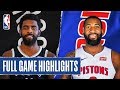 NETS at PISTONS | FULL GAME HIGHLIGHTS | January 25, 2020