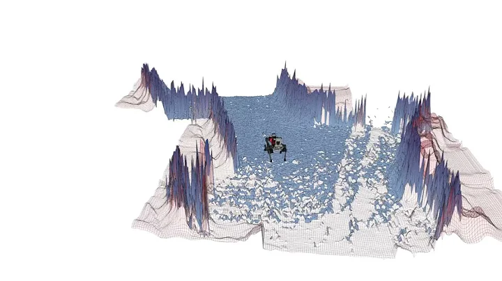 Solving Occlusion in Terrain Mapping with Neural Networks - Inference in Gonzen mine