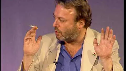 Christopher Hitchens and Stephen Fry at Hay Festiv...