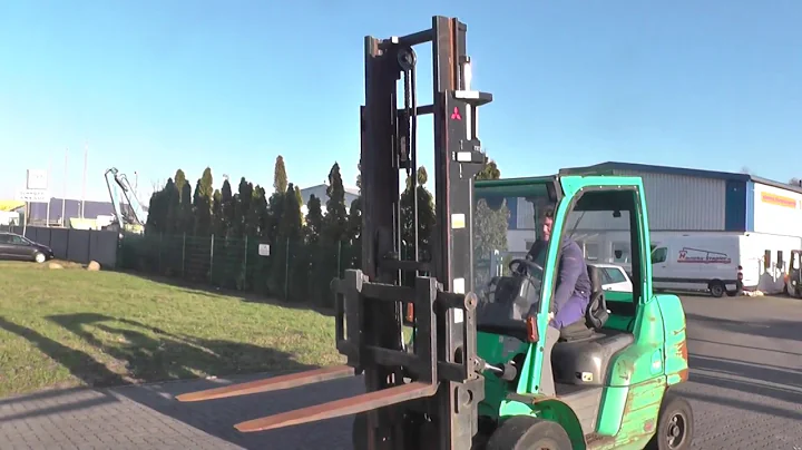 D3402 = 4.000 kg used Mitsubishi FD40N diesel forklift from 2011