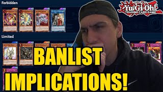 Yu-Gi-Oh! BANLIST IMPLICATIONS!