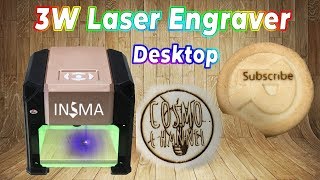 UNBOXING| TEST | 3000mW USB Laser Engraver Desktop DIY Insma