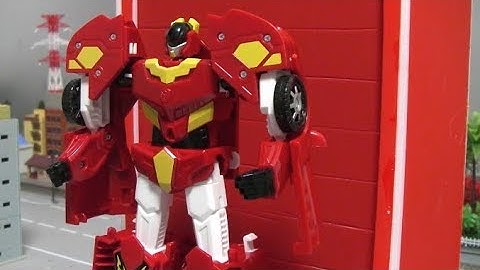 헬로카봇 레드 로봇기지 장난감 놀이  Hello Carbot Red Robot Center Toys Play