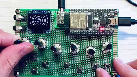 手作りシンセ_ドローンサウンド    ESP32_synth_mozzi_drone_sound