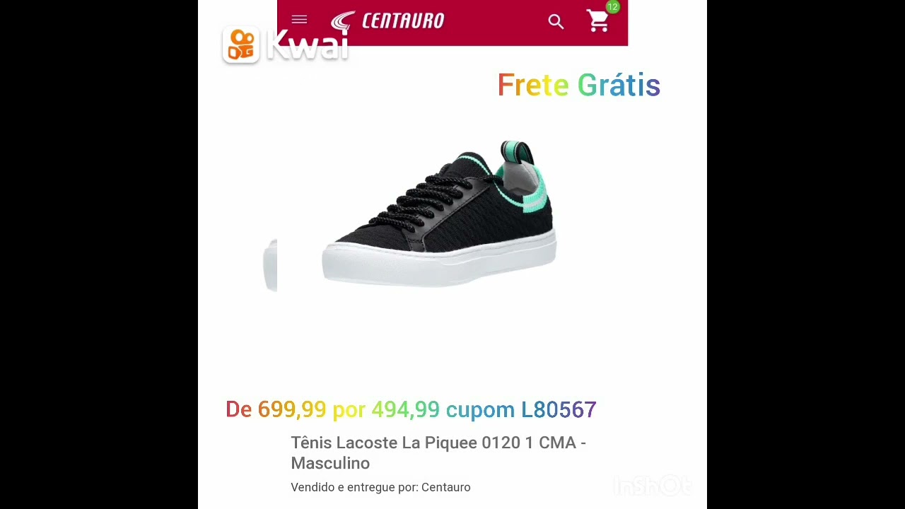 Tênis Lacoste La Piquee #teniscasual #lacoste #cupom #oferta #centauro -  YouTube
