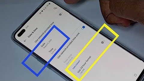 OnePlus Nord How to Change Date & Time and Time Zone
