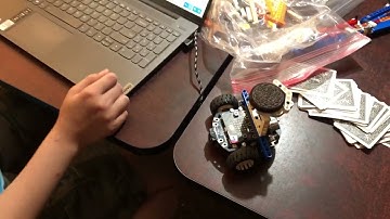 Anna Explains Yahboom TinyBit Ultrasonic Avoid MakeCode Microbit