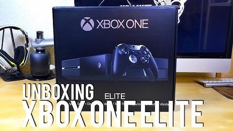 Xbox One Elite Unboxing