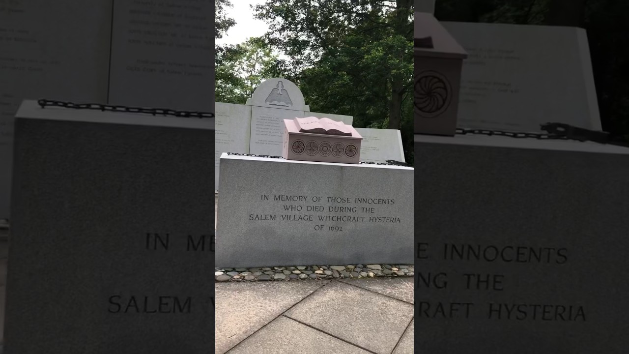 Salem Witch Trial Memorial and Rebecca Nurse Homestead in Massachusetts 