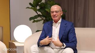 Salone del Mobile 2025 | CARACOLE - Claudio Bellini and Alessandro Fabrini present Fleur and Overlap