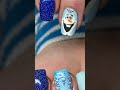 Olaf nail art