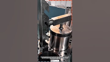 Liner Press Tool: Sleeve Cylinder Engine Block Strong Aligned Innovation #tool #tools #innovation