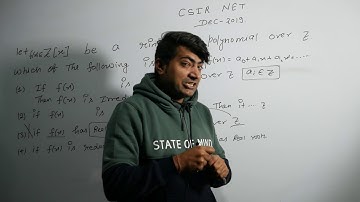 CSIR -NET/JRF II DEC 2019 II RING THEORY II BY BALWAN MUDGIL SIR II