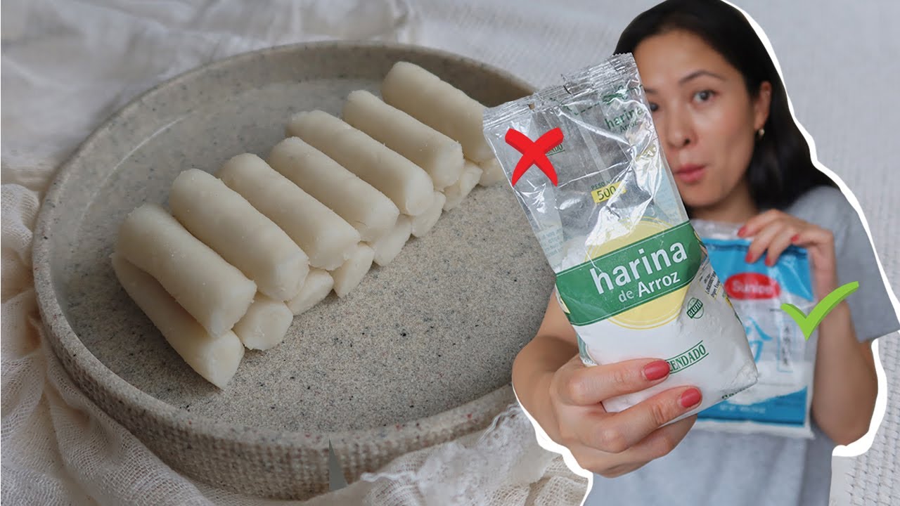 Como hacer Tteok con harina de arroz casero | SoYui