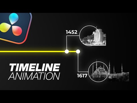 Animated Timeline in DaVinci Resolve Motion Graphics Tutorial